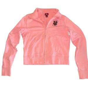 Lucky Brand Pink Zip Up Jacket Size Large